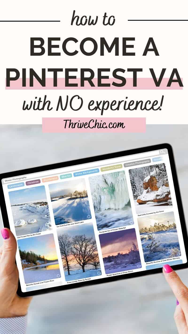 how to become a Pinterest VA with no experience.