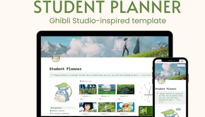 Studio Ghibli Ultimate Student Planner