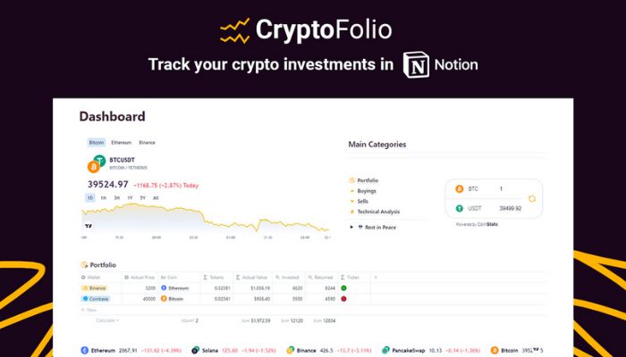 Notion Cryptofolio Template
