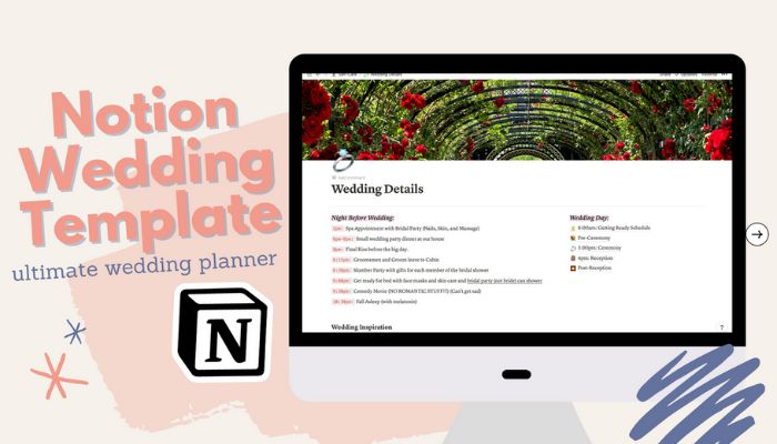10 Best Notion Wedding Planner Templates to Plan Your Dream Day Like a Pro 2 Ultimate Notion Wedding Planner