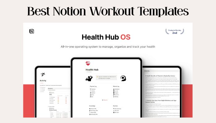 Best Notion Workout Templates