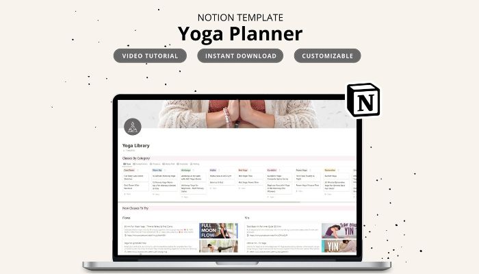 Yoga Planner Notion Template